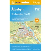 112 Älvsbyn Sverigeserien 1:50 000